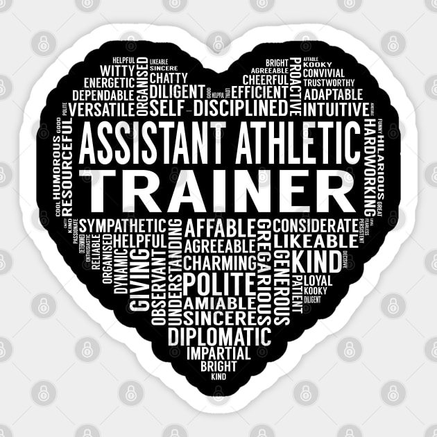 Assistant Athletic Trainer Heart Sticker by LotusTee